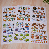 Animal Stickers: Carnivores product image 8 showing printed book details for screen-free reading and learning