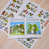 Children's flying animal picture book with stickers