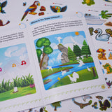Animal Stickers: Skywalker I Birds and Flying Animals product image 7 showing printed book details for screen-free reading and learning