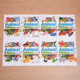 Animal Stickers 8-Book Nature Discovery Set product image 7 showing printed book details for screen-free reading and learning