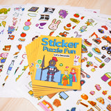 Sticker Puzzle Fun 8-Book Sticker Activity Set product image 6 showing printed book details for screen-free reading and learning