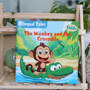 Bilingual Tales:The Monkey and the Crocodile – English & Spanish Storybook