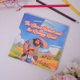 Angled cover photo of The Clever Farmer and the Grumpy Giant