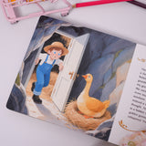 Interior illustration from The Clever Farmer and the Grumpy Giant storybook