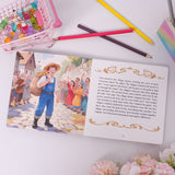 Colorful farm story spread from The Clever Farmer and the Grumpy Giant
