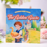Close cover detail of The Golden Goose classic storybook