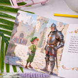 Open illustration spread from The Brave Little Tailor fairy tale