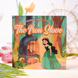 Close cover detail of The Iron Stove classic picture book