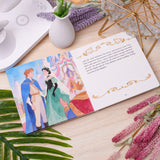 The Iron Stove story spread with princess illustration and text
