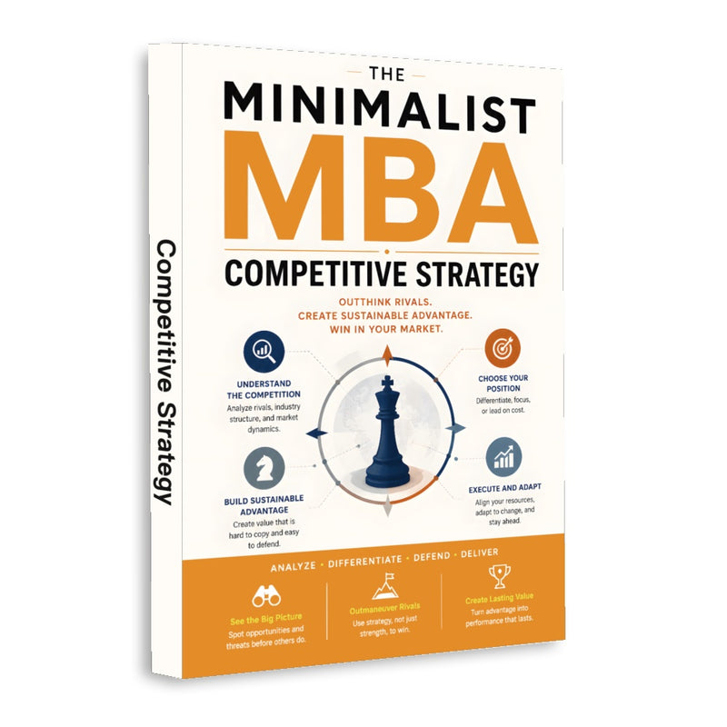 The Minimalist MBA: Competitive Strategy physical printed book product image 1, ISBN 9798904666415