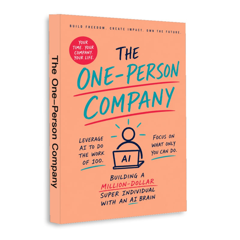 The One-Person Company: AI-Powered Solo Business Guide, Book 2 physical printed book product image 1, ISBN 9798904667641
