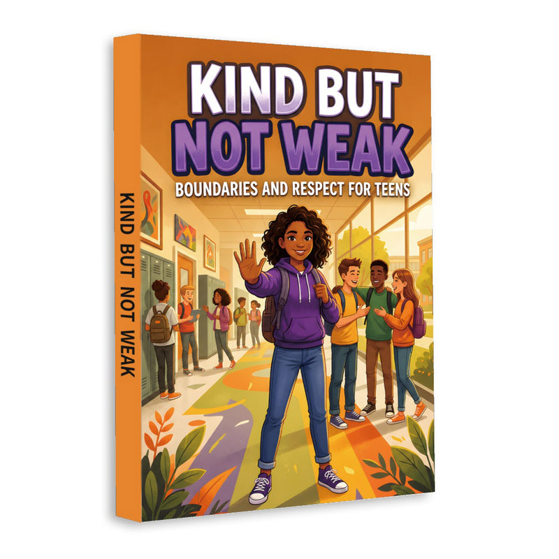Kind But Not Weak: Boundaries and Respect for Teenagers, Book 3 physical printed English book front cover, ISBN 9798904660901