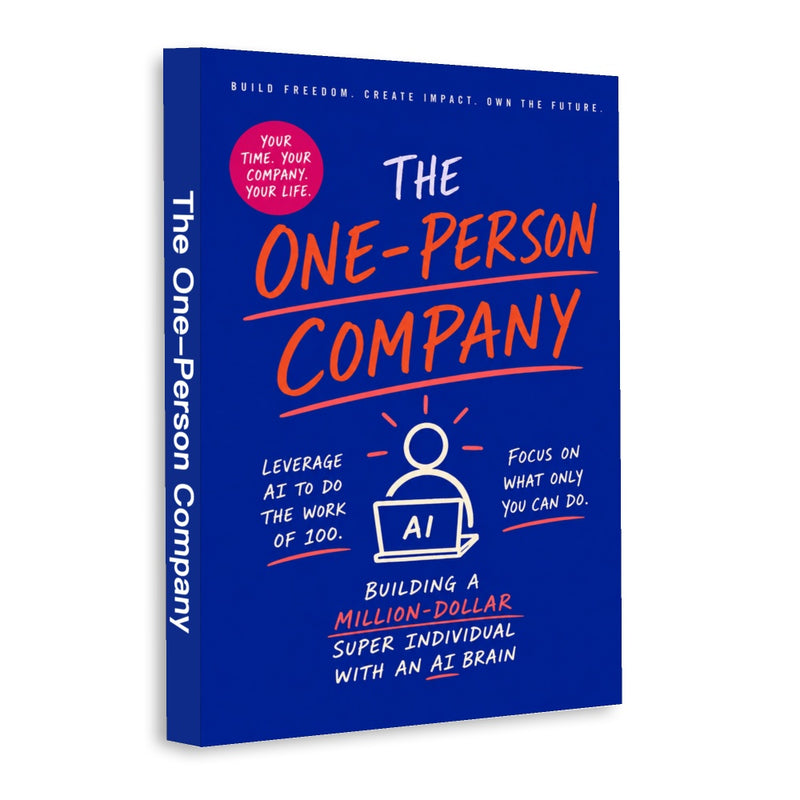The One-Person Company: AI-Powered Solo Business Guide, Book 4 physical printed book product image 1, ISBN 9798904667665