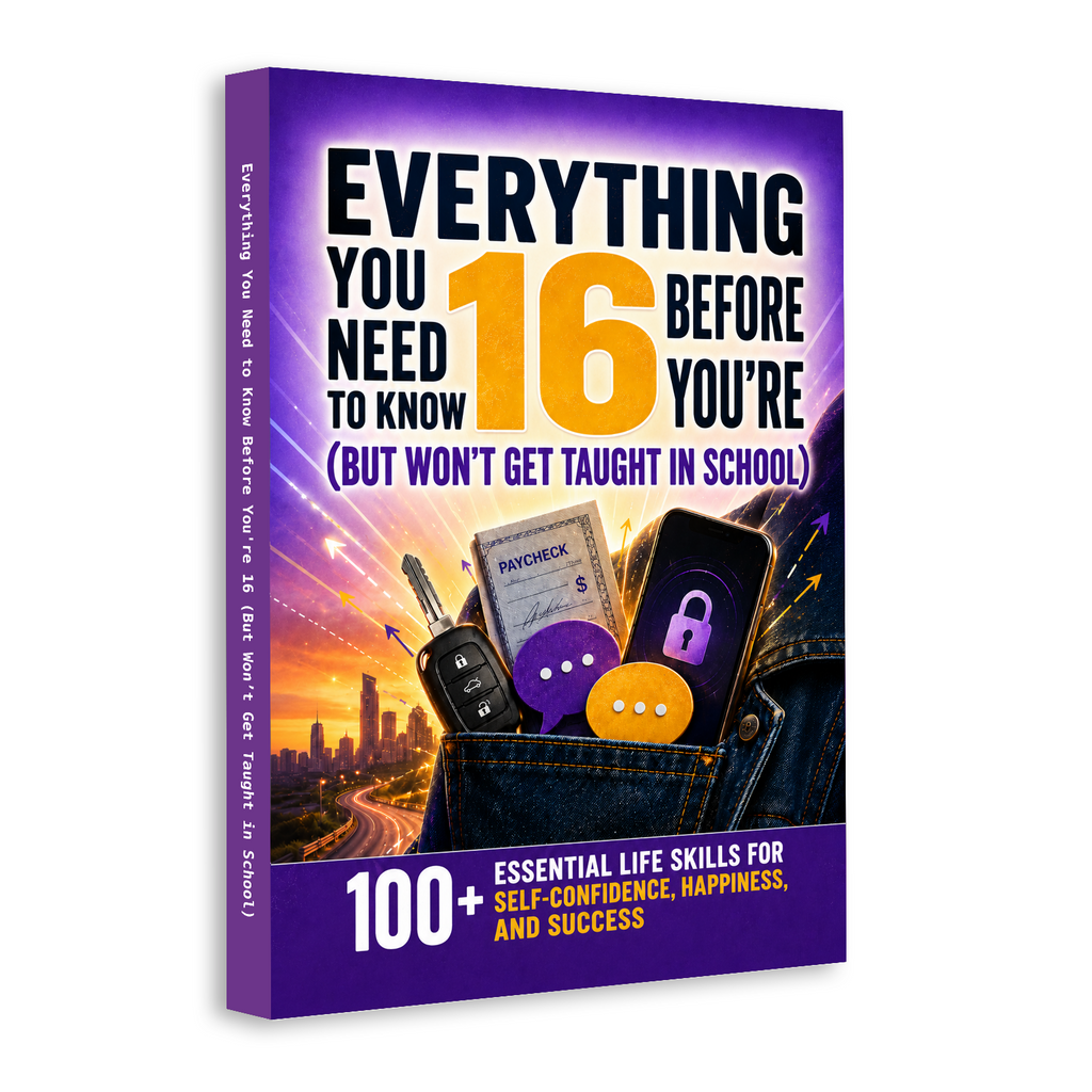 Everything You Need to Know Before You're 16: 100+ Essential Life Skills physical printed book product image 2, ISBN 9798904662684