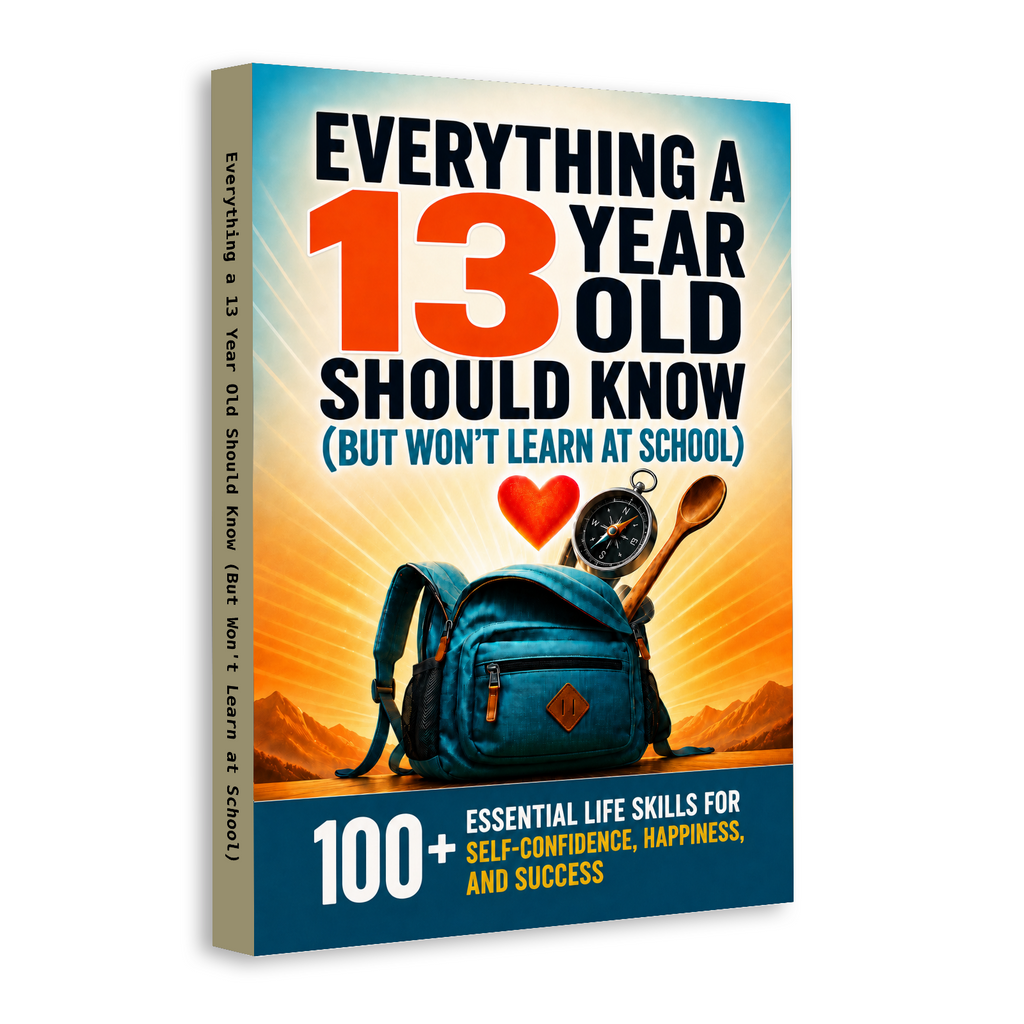 Everything a 13-Year-Old Should Know: 100+ Life Skills for Confidence and Success physical printed book product image 2, ISBN 9798904662677