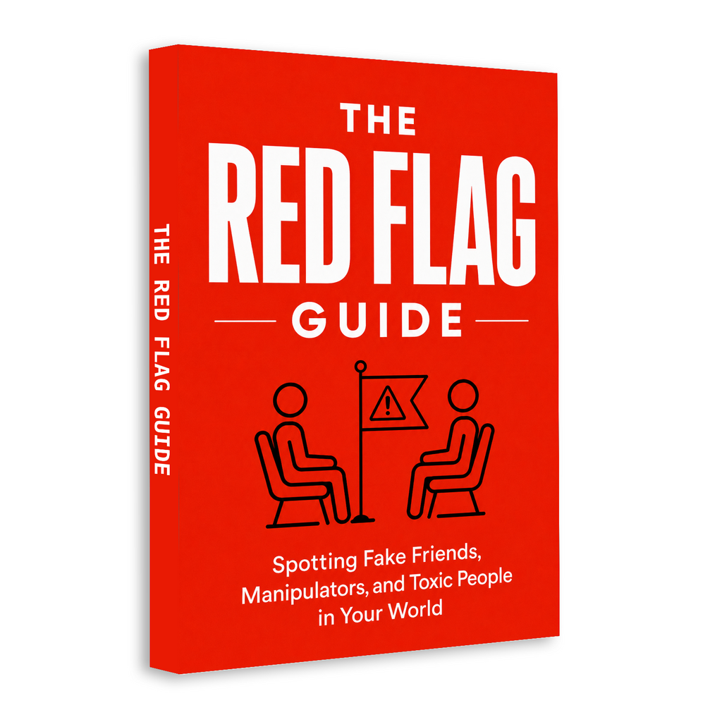 The Red Flag Guide: Spotting Fake Friends, Manipulators & challenging People in Your World physical printed book product image 2, ISBN 9798904665890