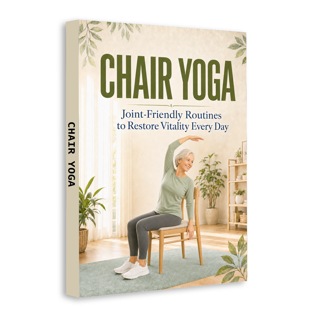 Chair Yoga: Joint-Friendly Routines to Restore Vitality Every Day - Perfect for Busy, Sedentary Lifestyles physical printed book product image 2, ISBN 9798904668273