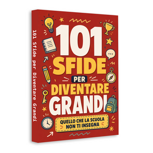 101 Sfide per Diventare Grandi: Guida per Ragazzi 7-14 Anni physical printed Italian book interior page or product preview 2, ISBN 9798900669984