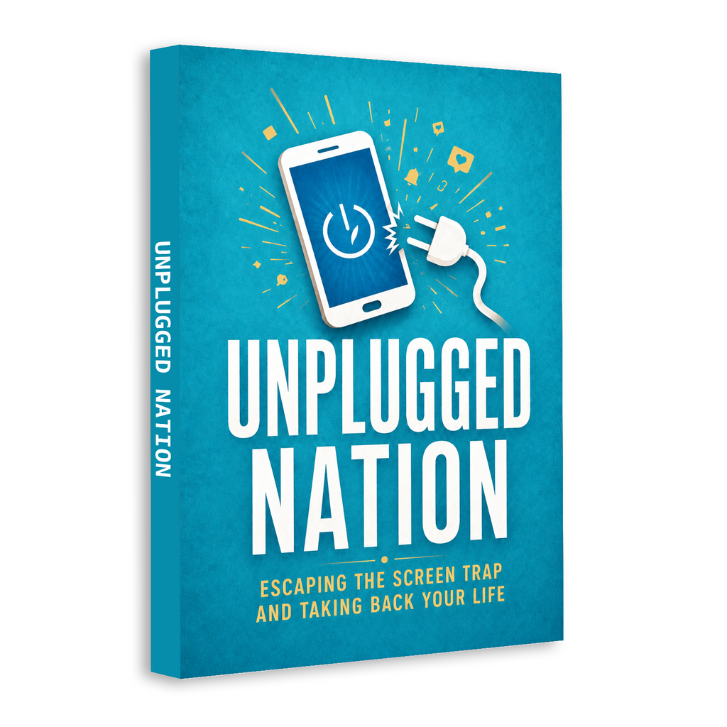 Unplugged Nation: Building Better Screen Habits and Taking Back Your Time physical printed book product image 2, ISBN 9798904664992