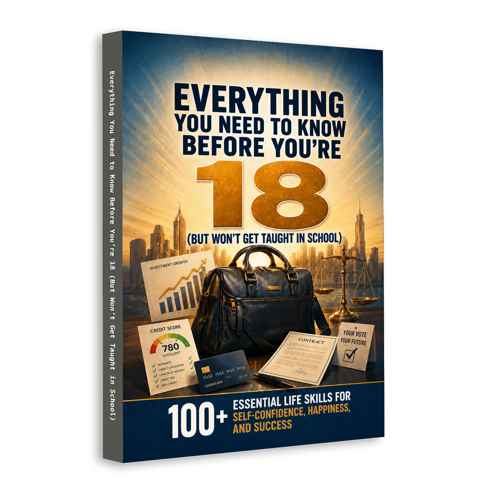 Everything You Need to Know Before You're 18: 100+ Essential Life Skills physical printed book product image 2, ISBN 9798904662691