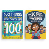Life Skills for Kids Practical Learning Bo + Me and My Feelings Emotional Wellness Work: 2-Book Set main cover and printed book set view, image 2, bundle ISBN 9798900667836