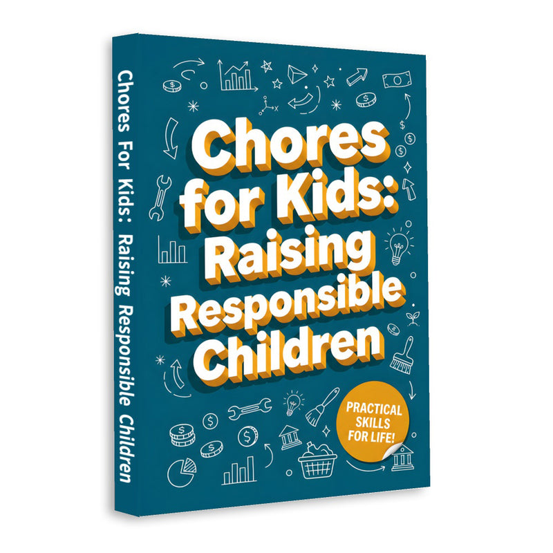 Chores for Kids: Raising Responsible Children, Book 2 physical printed English book front cover, ISBN 9798904661076
