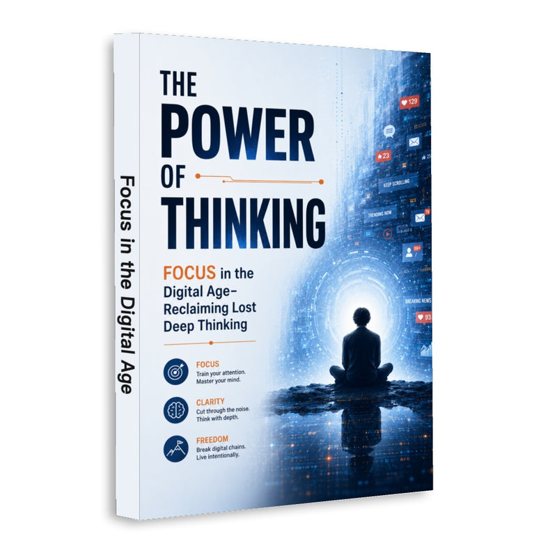 The Power of Thinking: Focus in the Digital Age physical printed book product image 1, ISBN 9798904666521