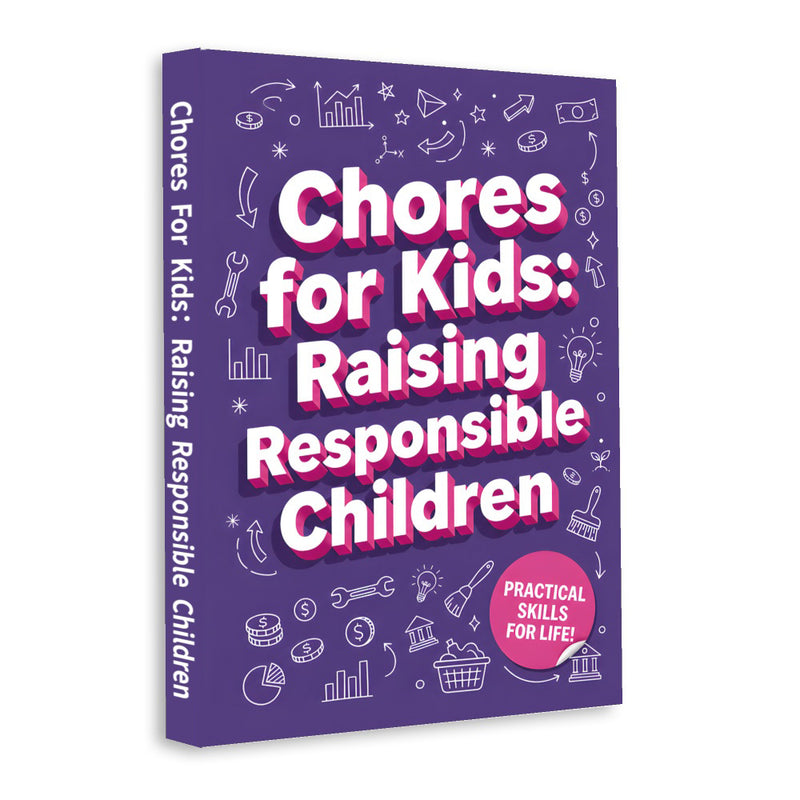 Chores for Kids: Raising Responsible Children, Book 3 physical printed English book front cover, ISBN 9798904661083