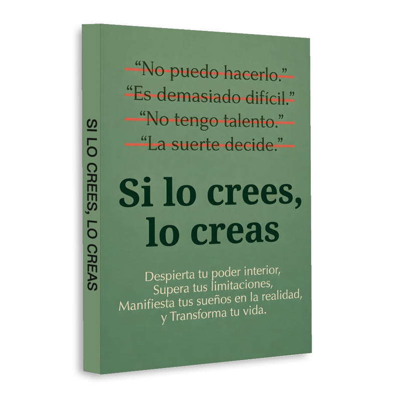 Creer es crear - Libro de crecimiento personal en español, Libro 4 physical printed book product image 1, ISBN 9798904662967