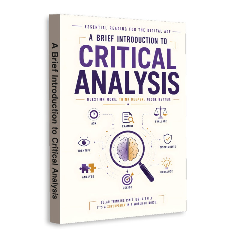 Critical Analysis Made Easy: Thinking Clearly in the Digital Age physical printed book product image 1, ISBN 9798904666576