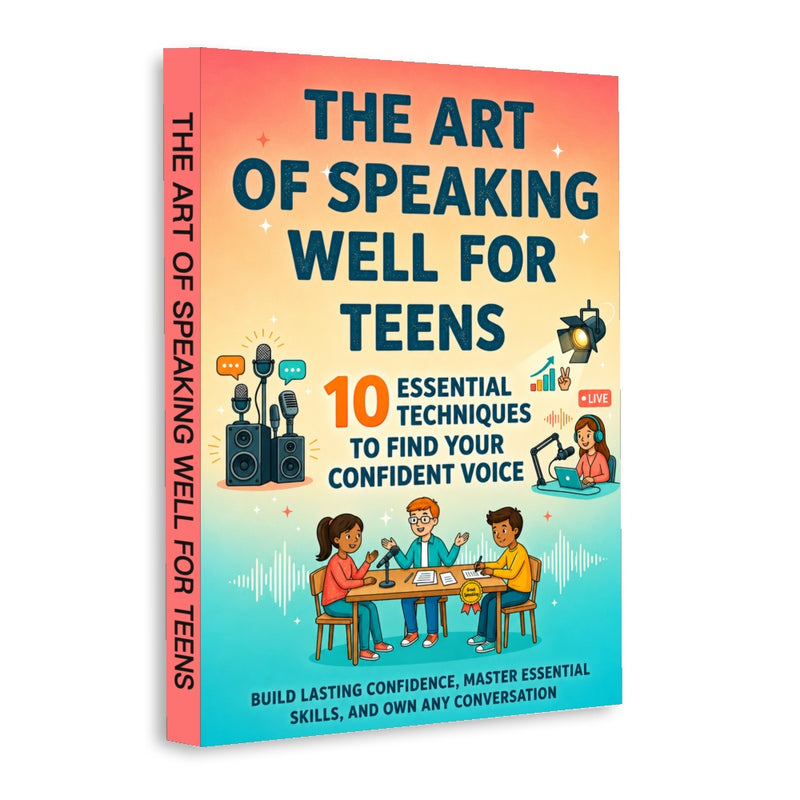 The Art of Speaking Well for Teens: 10 Essential Techniques to Find Your Confident Voice, Book 2 physical printed book product image 1, ISBN 9798904668174