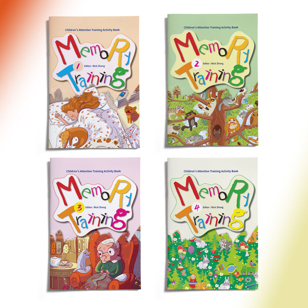 Memory Training 4-Book Activity Set for Kids physical printed book product image 3, ISBN 9798895050736