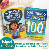 The 30 School Secrets Every Successful Tee + 100 Things Every Teen Should Know About Sc: 2-Book Set bundle detail image, image 2, bundle ISBN 9798900666310
