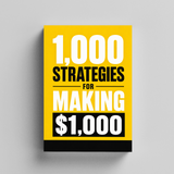 1,000 Strategies for Making $1,000: Practical Project Planning physical printed book product image 5, ISBN 9798904663391