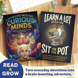 Interesting Facts for Curious Minds + Learn a Lot While You Sit On Pot Funny Tri: 2-Book Set bundle detail image, image 2, bundle ISBN 9798900665771