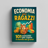Economia per Ragazzi: 101 Idee per Capire il Mondo degli Adulti physical printed Italian book interior page or product preview 5, ISBN 9798904660338