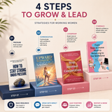 Women's Career Growth and Leadership 4-Book Set printed book set detail image, image 2, bundle ISBN 9798900669847