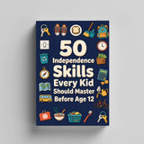 50 Independent Life Skills Kids Should Learn Before 12, Book 3 physical printed book product image 3, ISBN 9798904663797