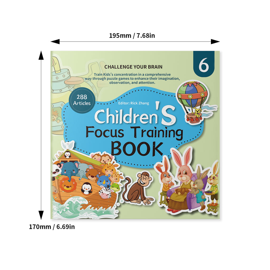 Children's Focus Training 7-Book Activity Set physical printed book product image 2, ISBN 9798895050309