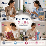Women's Career Growth and Leadership 4-Book Set printed book set detail image, image 3, bundle ISBN 9798900669847