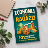 Economia per Ragazzi: 101 Idee per Capire il Mondo degli Adulti physical printed Italian book interior page or product preview 6, ISBN 9798904660338