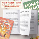 Money-smart Teen Financial Lessons Book + What School Doesn't Teach You for Kids Rea: 2-Book Set bundle detail image, image 5, bundle ISBN 9798900666365
