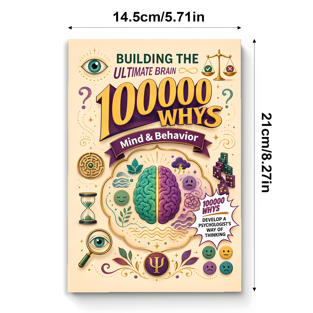 Building the Ultimate Brain: 100000 Whys - Mind & Behavior physical printed book product image 5, ISBN 9798904666026