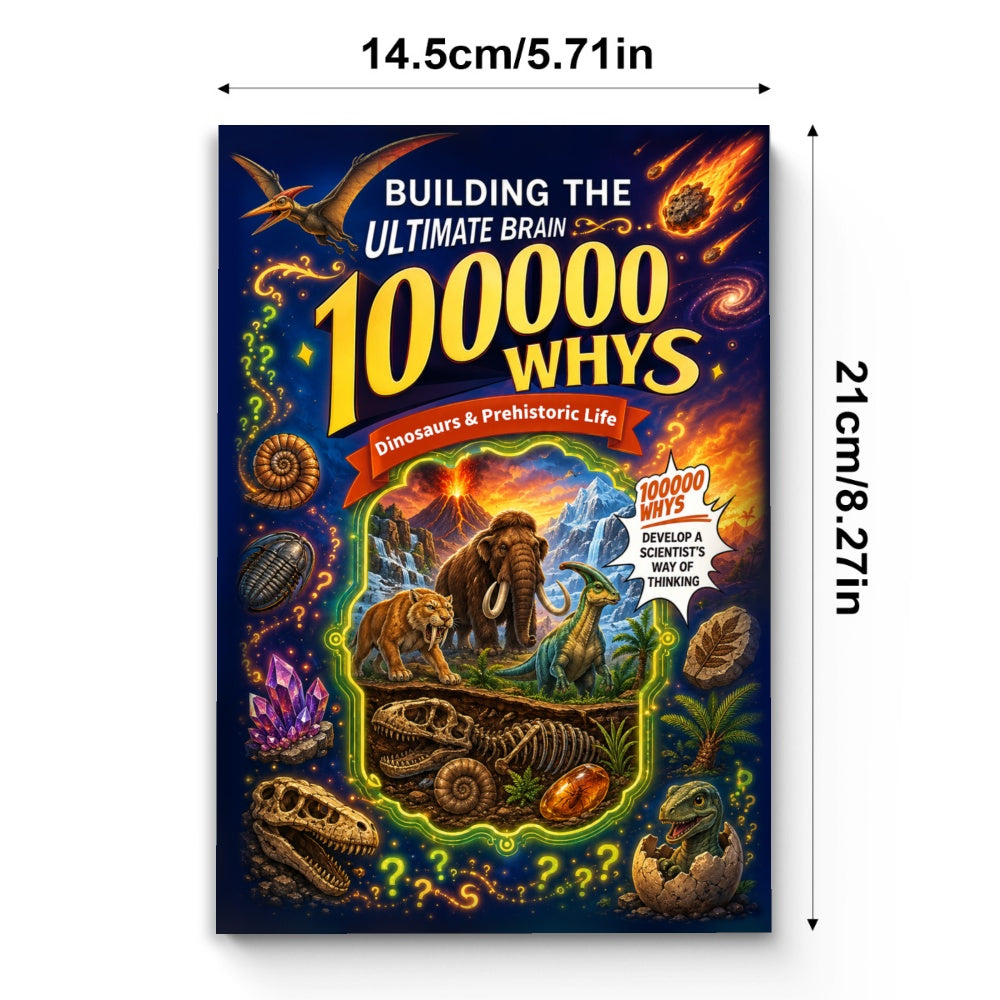 Building the Ultimate Brain: 100000 Whys - Dinosaurs & Prehistoric Life physical printed book product image 5, ISBN 9798904665708