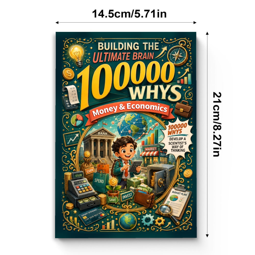 Building the Ultimate Brain: 100000 Whys - Money & Economics physical printed book product image 5, ISBN 9798904666019