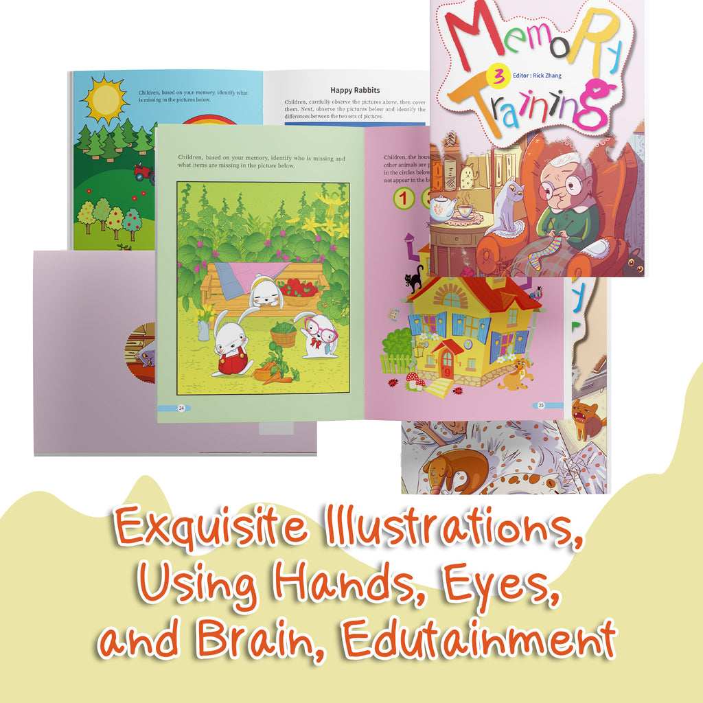 Memory Training 4-Book Activity Set for Kids physical printed book product image 4, ISBN 9798895050736