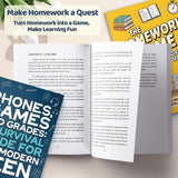 Phones Games and Grades Survival Guide for + the Homework Game Study Skills Book for Te: 2-Book Set bundle detail image, image 5, bundle ISBN 9798900666358