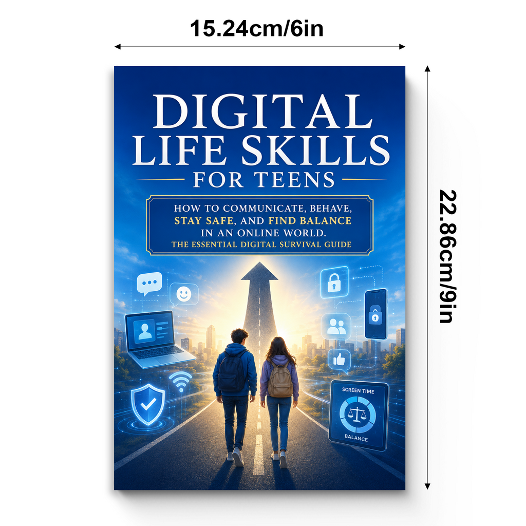Digital Life Skills for Teens: Online Communication and Balance Guide physical printed book product image 7, ISBN 9798904663223