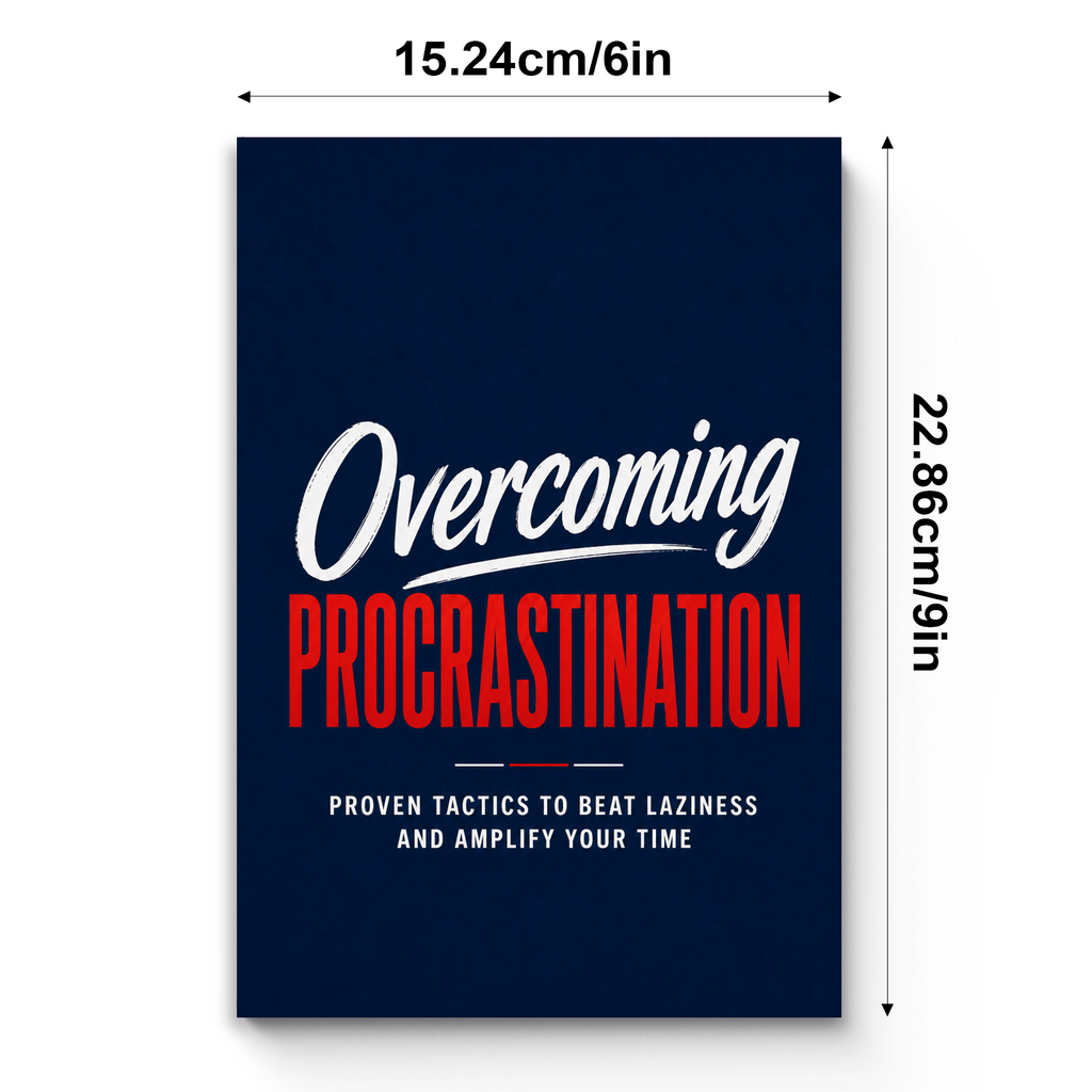 Overcoming Procrastination: Proven Tactics to Beat Laziness and Amplify Your Time physical printed book product image 7, ISBN 9798904663421