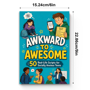 Awkward to Awesome: 50 Real-Life Conversation Scripts for Teens physical printed English book interior page or product preview 2, ISBN 9798900669236